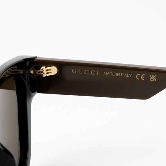 NEW Gucci GG1670SK 004 Black Green Brown Unisex Square Sunglasses GG 1670SK main image 10